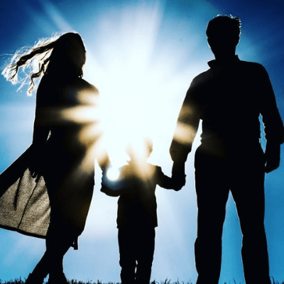 two parents and child to represent family law
