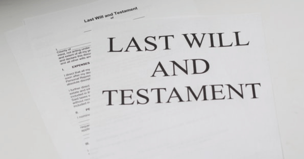 last will and testament for estate planning